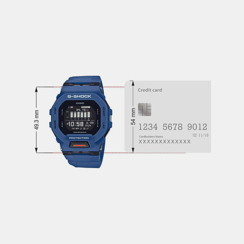 G-Shock Men Quartz Black Dial Digital Resin Watch G1147