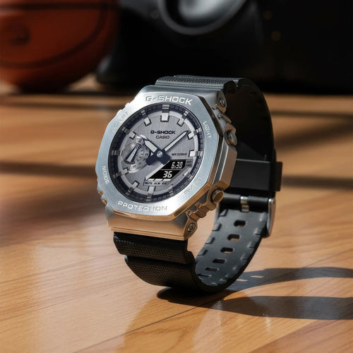 G-Shock Men Quartz Grey Dial Analog-Digital Resin Watch G1159
