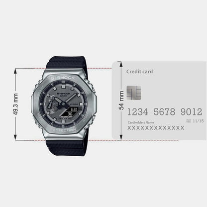 G-Shock Men Quartz Grey Dial Analog-Digital Resin Watch G1159
