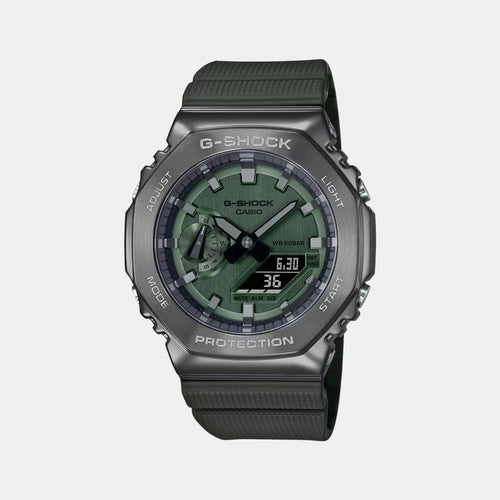 G-Shock Men Quartz Green Dial Analog-Digital Resin Watch G1160