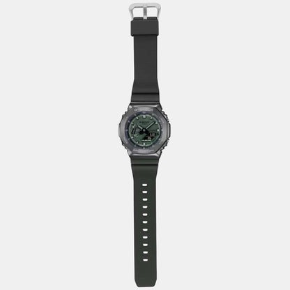 G-Shock Men Quartz Green Dial Analog-Digital Resin Watch G1160