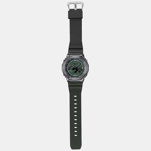 G-Shock Men Quartz Green Dial Analog-Digital Resin Watch G1160