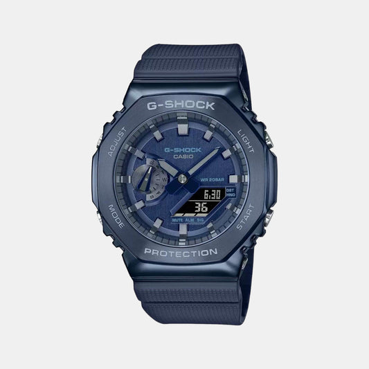 G-Shock Men Quartz Blue Dial Analog-Digital Resin Watch G1162