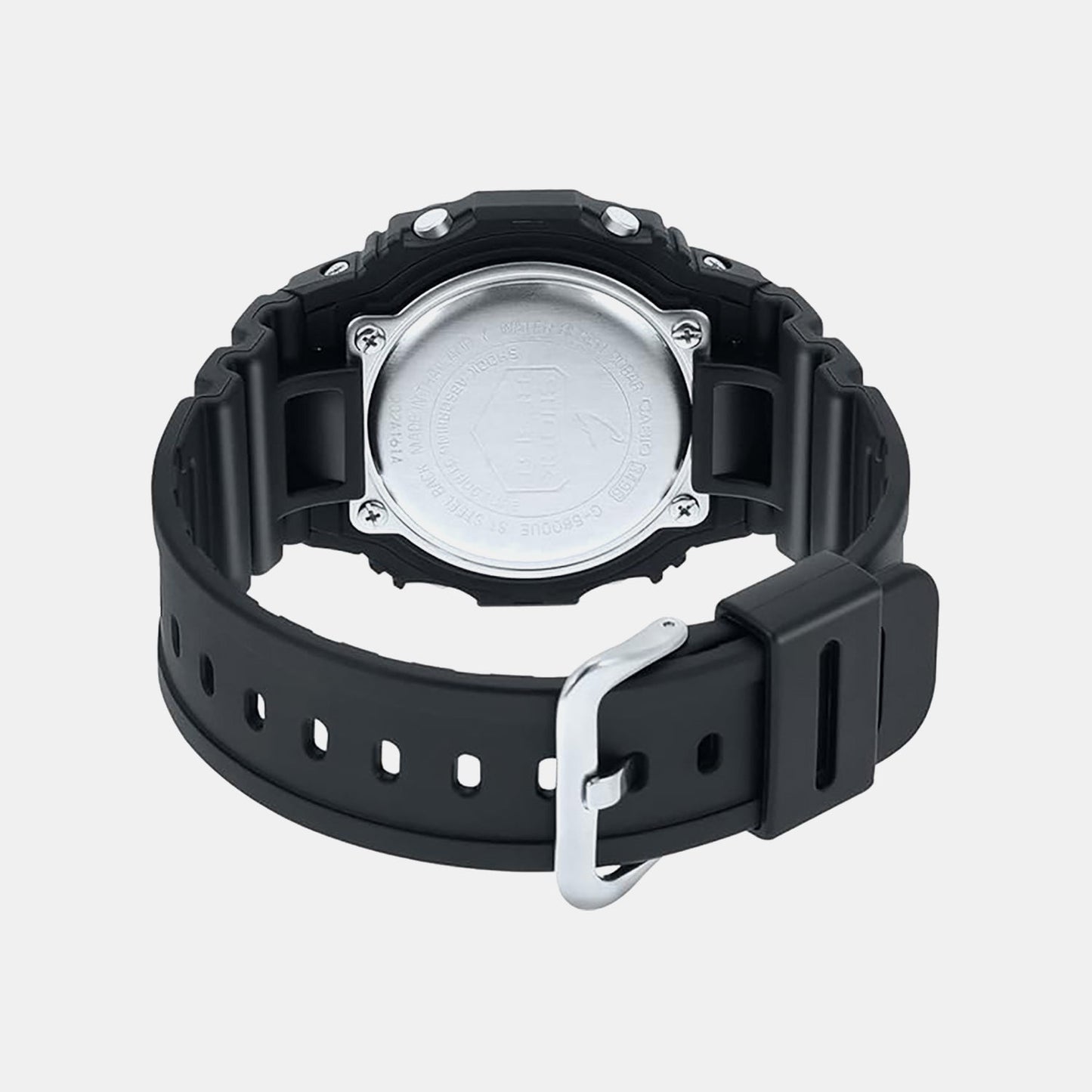 G-Shock Men Solar Black Dial Digital Resin Watch G1166
