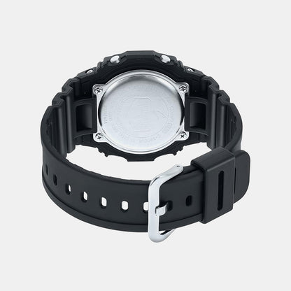 G-Shock Men Solar Black Dial Digital Resin Watch G1166