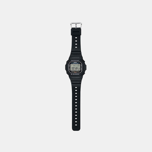 G-Shock Men Solar Black Dial Digital Resin Watch G1166