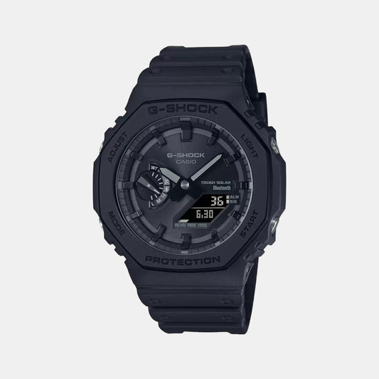 G-Shock Men Quartz Black Dial Analog-Digital Resin Watch G1242