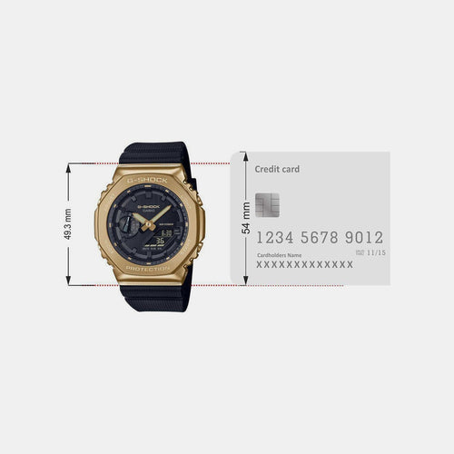 G-Shock Men Quartz Black Dial Analog-Digital Resin Watch G1278