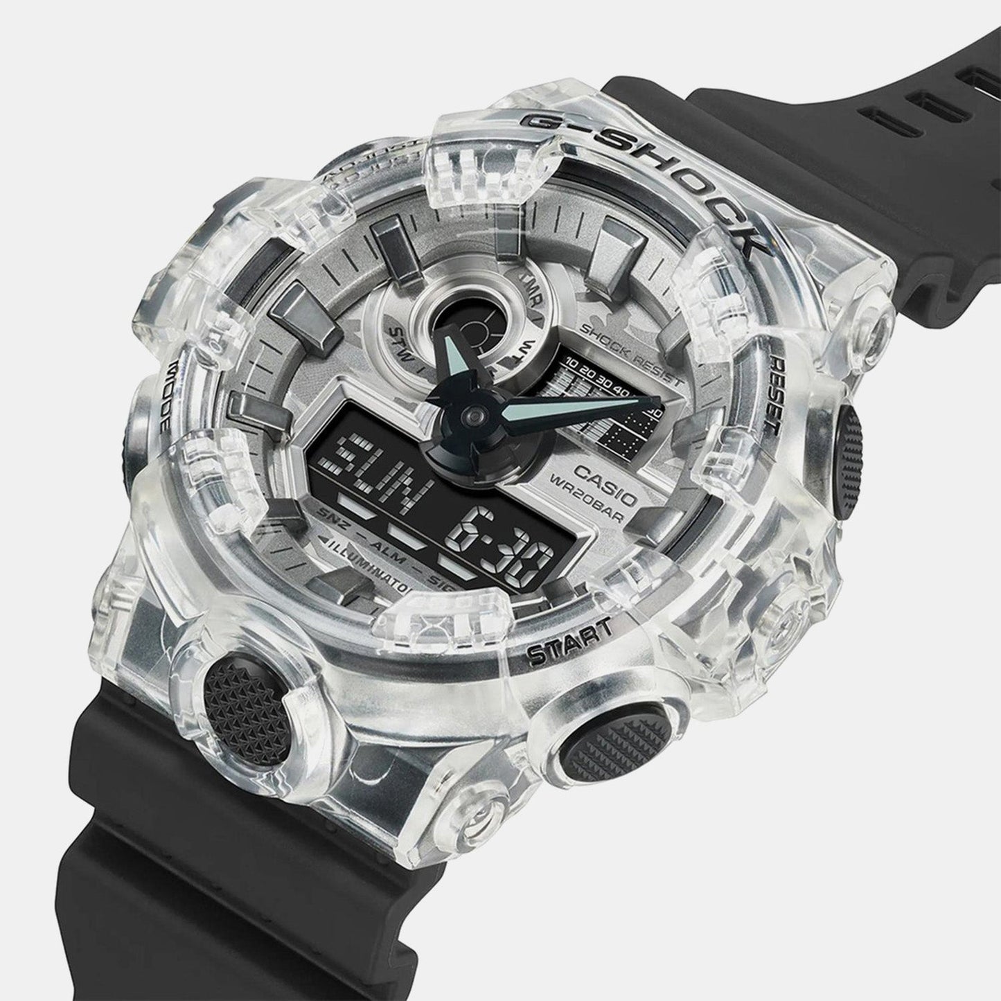 G-Shock Men Quartz Black Dial Analog-Digital Resin Watch G1280