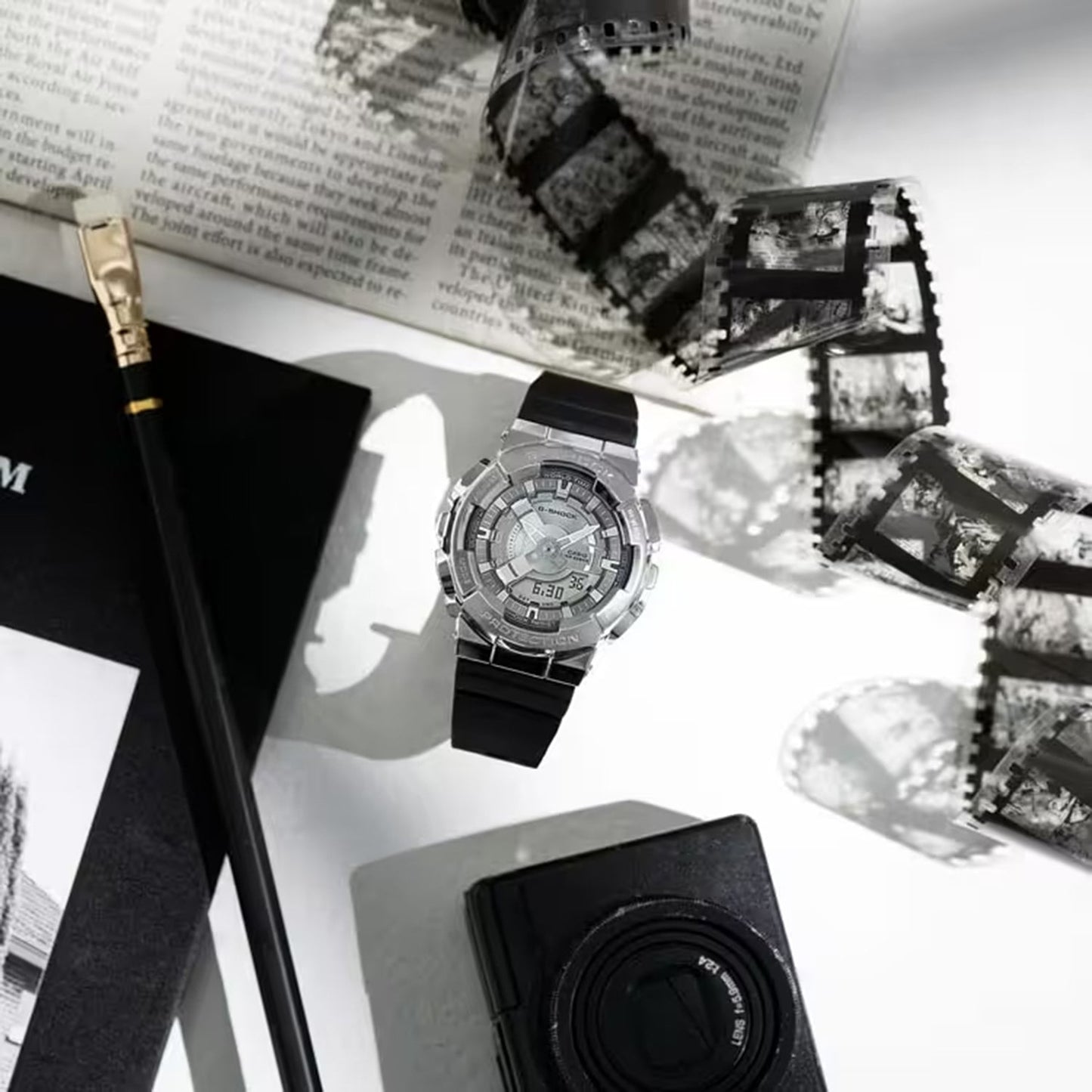 G-Shock Women Quartz Silver Dial Analog-Digital Resin Watch G1314