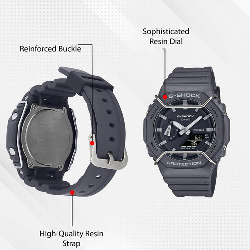 G-Shock Men Quartz Black Dial Analog-Digital Resin Watch G1340