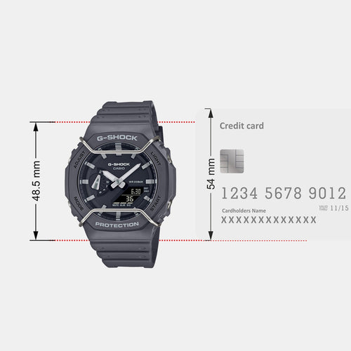 G-Shock Men Quartz Black Dial Analog-Digital Resin Watch G1340