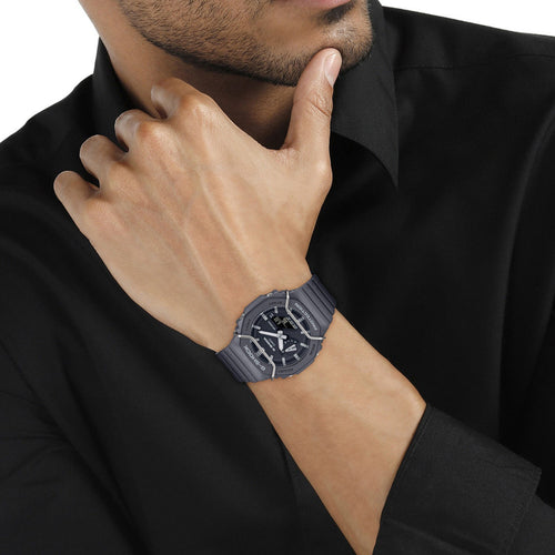 G-Shock Men Quartz Black Dial Analog-Digital Resin Watch G1340