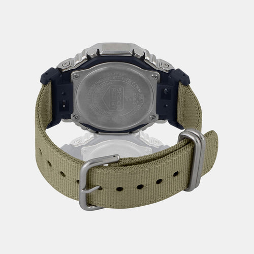 G-Shock Men Quartz Black Dial Analog-Digital Fabric Watch G1372