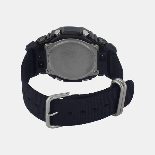 G-Shock Men Quartz Black Dial Analog-Digital Fabric Watch G1373