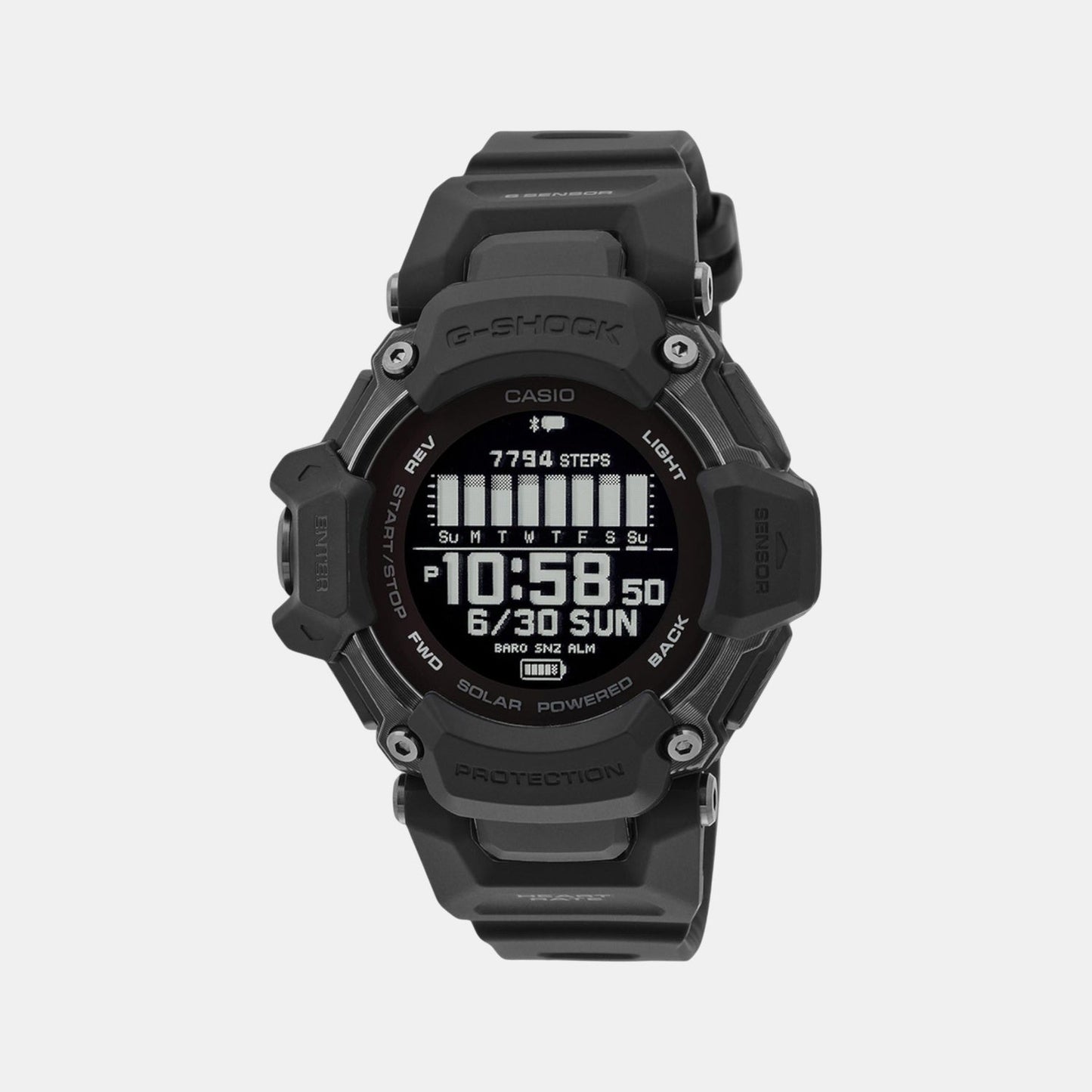 G-Shock Men Quartz Black Dial Digital Resin Watch G1382