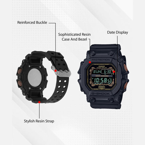 G-Shock Men Quartz Black Dial Digital Resin Watch G1395