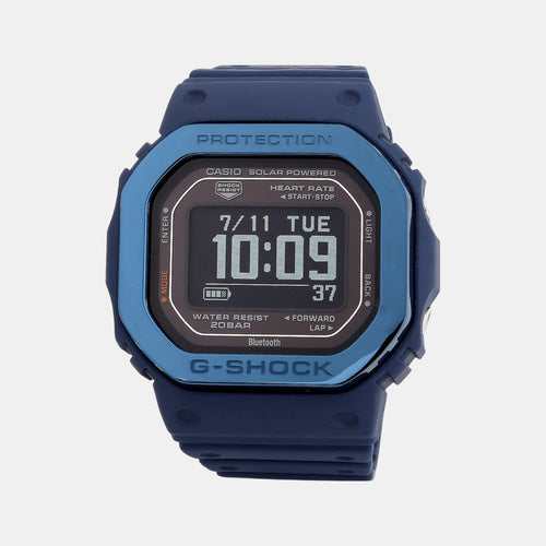 G-Shock Men Solar Blue Dial Digital Resin Watch G1407