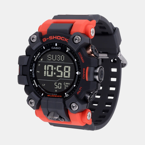 G-Shock Men Quartz Black Dial Digital Resin Watch G1443