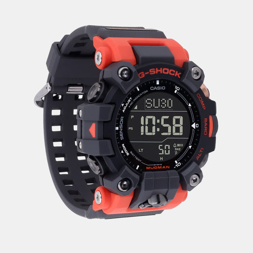 G-Shock Men Quartz Black Dial Digital Resin Watch G1443