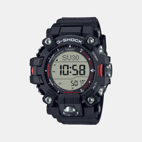 G-Shock Men Quartz Black Dial Digital Resin Watch G1444