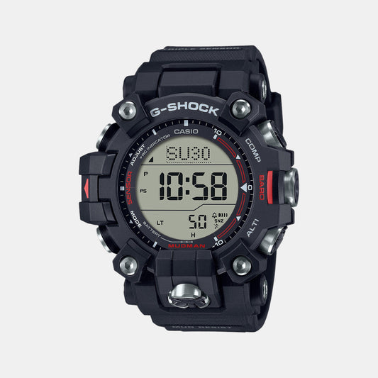 G-Shock Men Quartz Black Dial Digital Resin Watch G1444