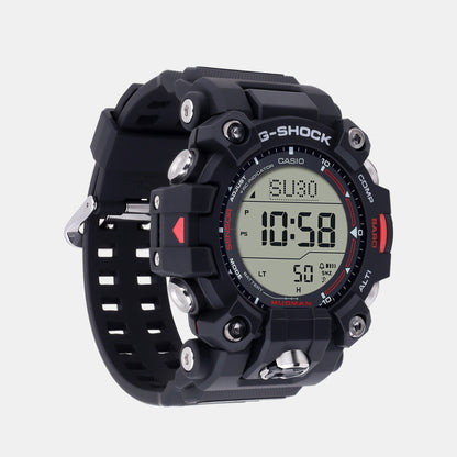 G-Shock Men Quartz Black Dial Digital Resin Watch G1444
