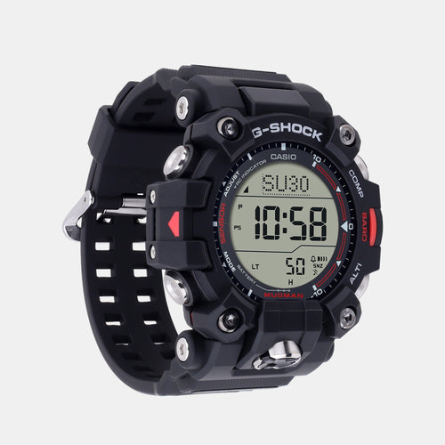 G-Shock Men Quartz Black Dial Digital Resin Watch G1444