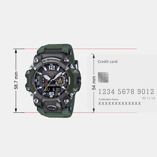G-Shock Men Solar Black Dial Analog-Digital Resin Watch G1472