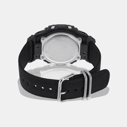 G-Shock Men Quartz Black Dial Digital Fabric Watch G1512