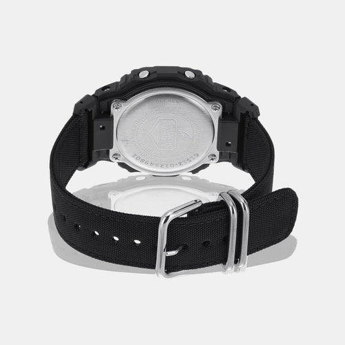 G-Shock Men Quartz Black Dial Digital Fabric Watch G1512