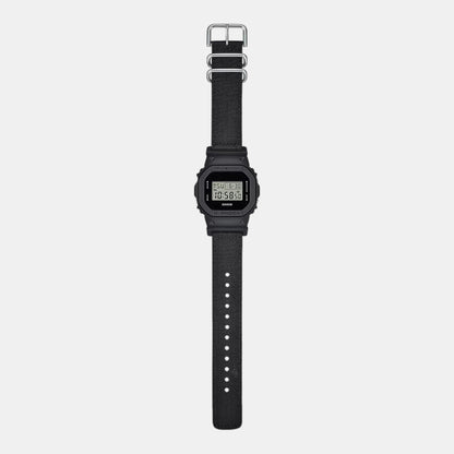 G-Shock Men Quartz Black Dial Digital Fabric Watch G1512