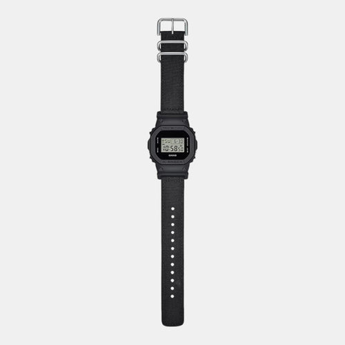 G-Shock Men Quartz Black Dial Digital Fabric Watch G1512