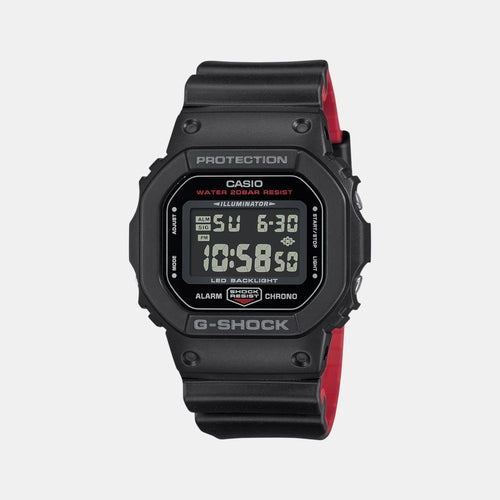 G-Shock Men Quartz Black Dial Digital Resin Watch G1515