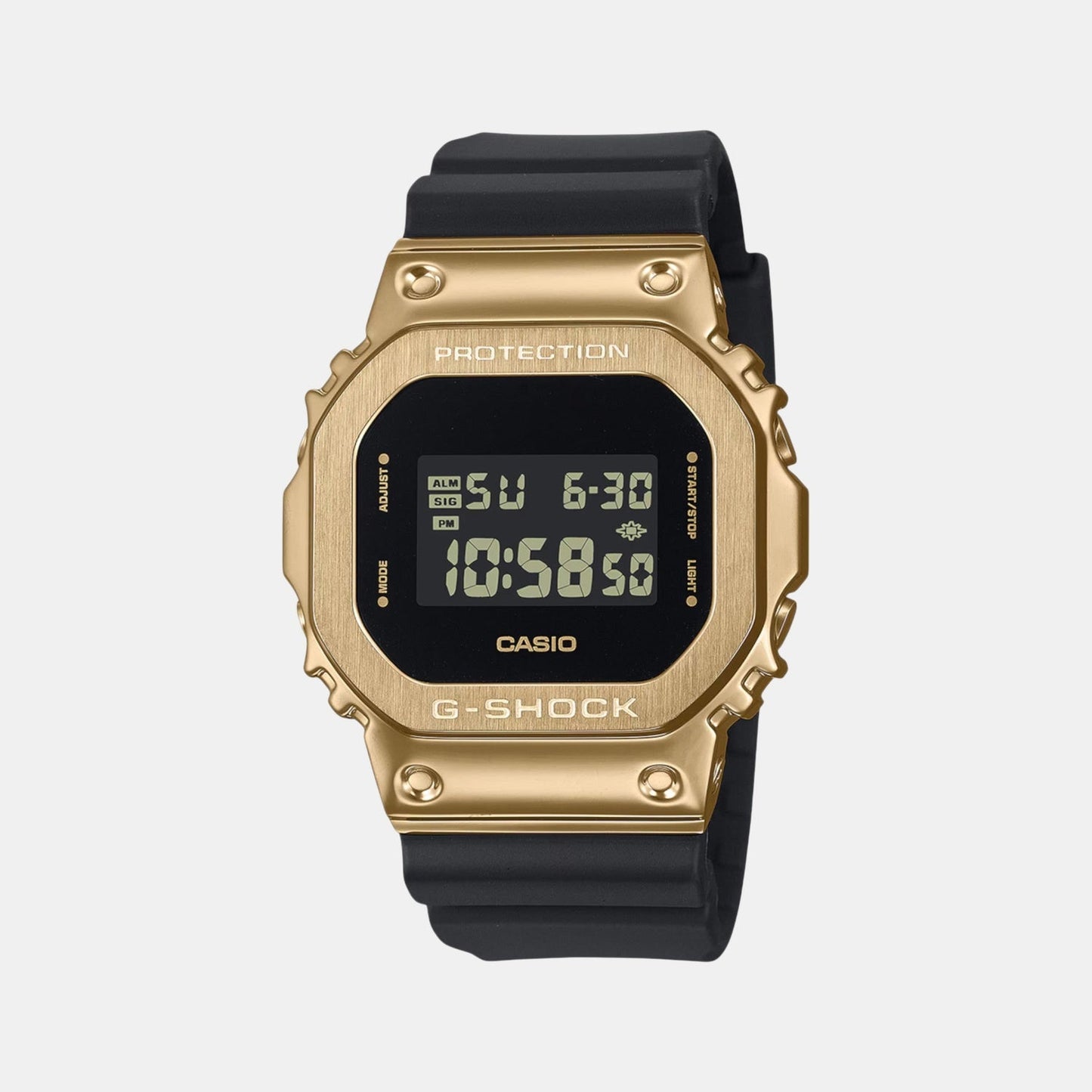 G-Shock Men Quartz Black Dial Digital Resin Watch G1528