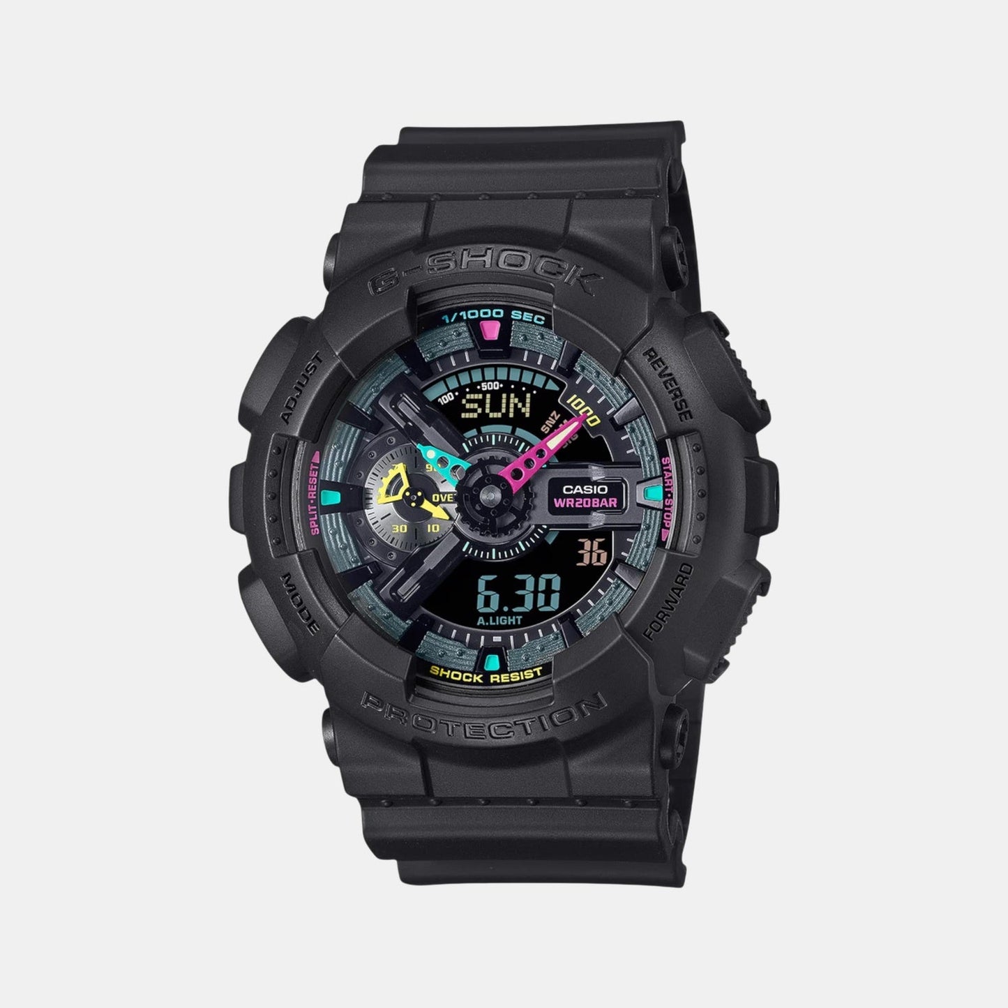 G-Shock Men Quartz Black Dial Analog-Digital Resin Watch G1550