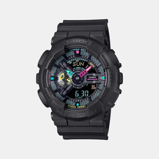 G-Shock Men Quartz Black Dial Analog-Digital Resin Watch G1550