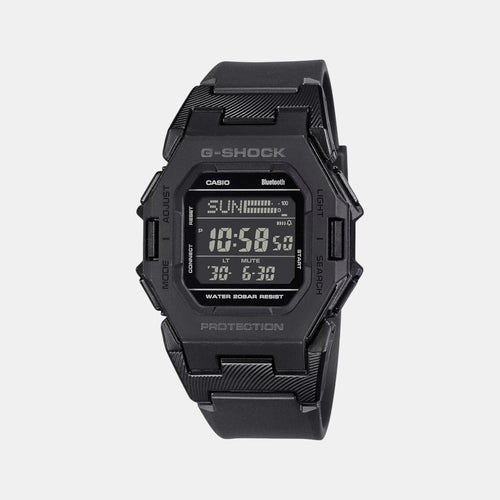 G-Shock Men Quartz Black Dial Digital Resin Watch G1555