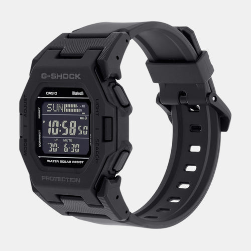 G-Shock Men Quartz Black Dial Digital Resin Watch G1555