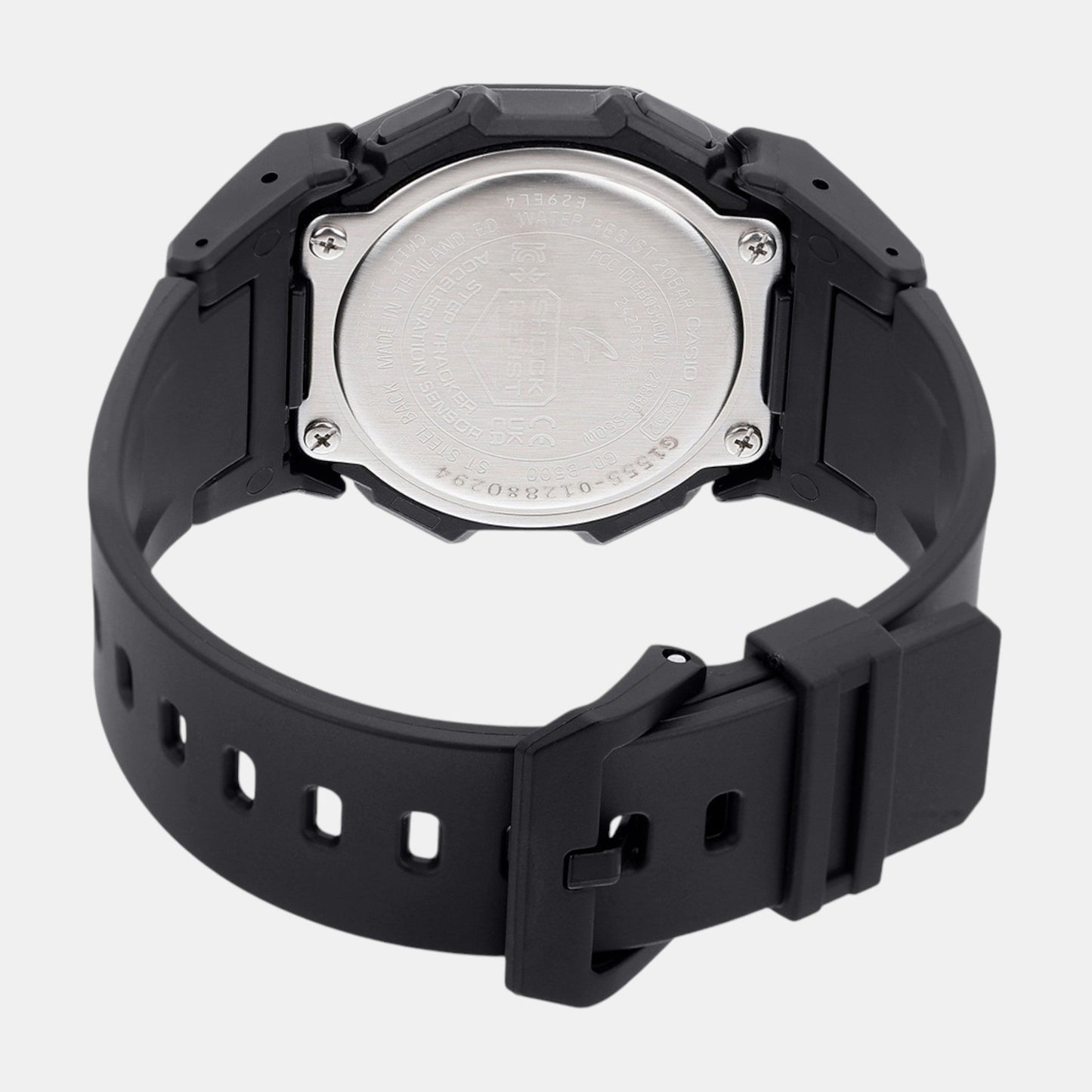 G-Shock Men Quartz Black Dial Digital Resin Watch G1555