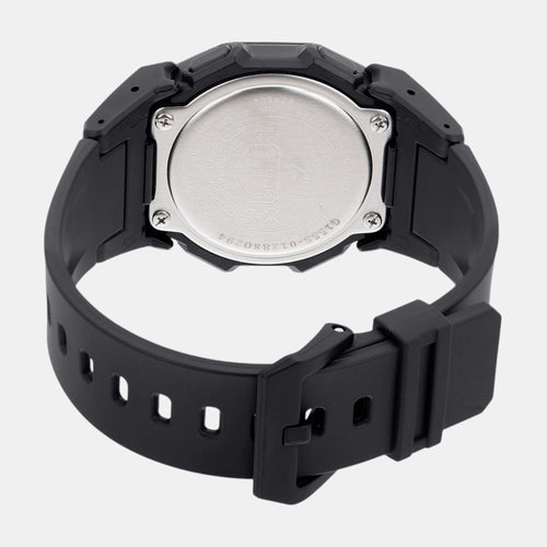 G-Shock Men Quartz Black Dial Digital Resin Watch G1555