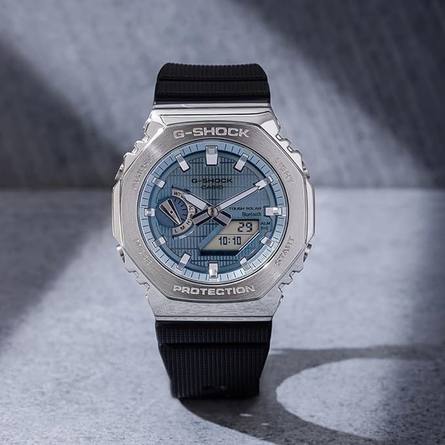 G-Shock Men Quartz Blue Dial Analog-Digital Resin Watch G1582