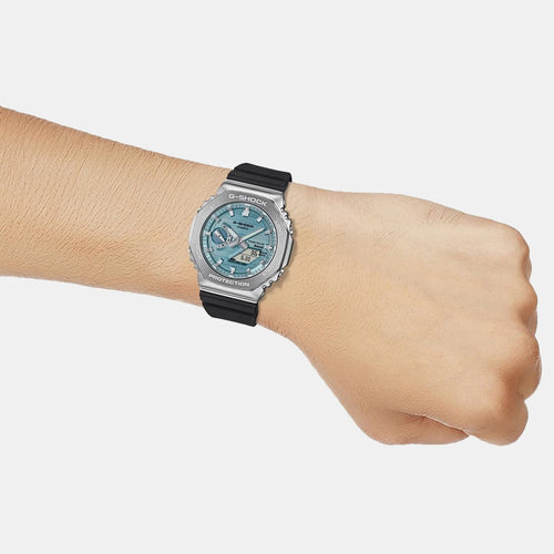 G-Shock Men Quartz Blue Dial Analog-Digital Resin Watch G1582