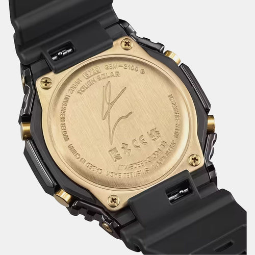 G-Shock Men Quartz Gold Dial Analog-Digital Resin Watch G1589