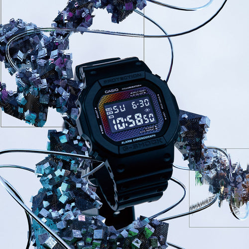 G-Shock Men Quartz Multicolour Dial Digital Resin Watch G1595