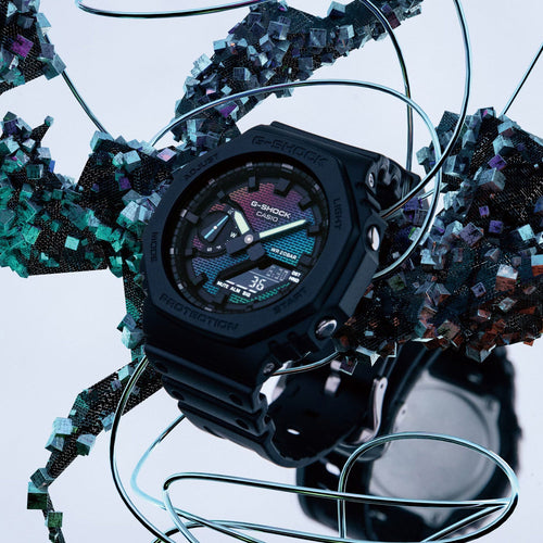 G-Shock Men Quartz Multicolour Dial Analog-Digital Resin Watch G1596