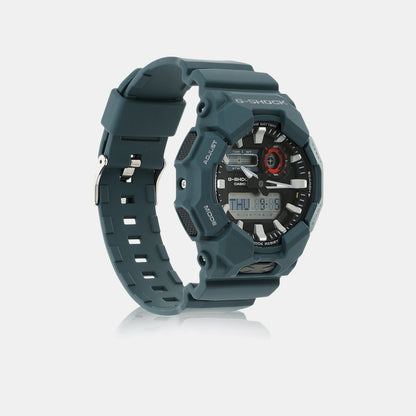 G-Shock Men Quartz Black Dial Analog-Digital Resin Watch G1602