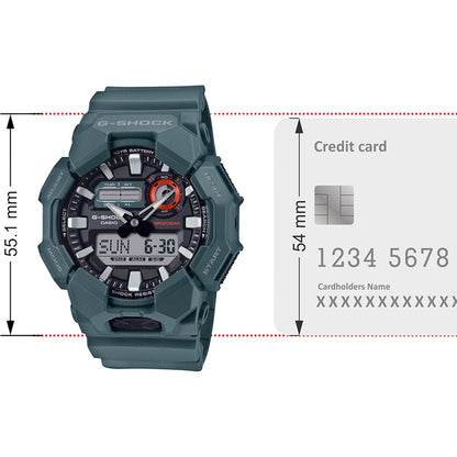 G-Shock Men Quartz Black Dial Analog-Digital Resin Watch G1602