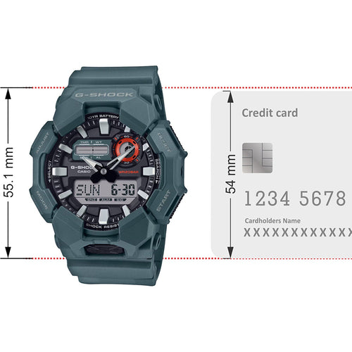 G-Shock Men Quartz Black Dial Analog-Digital Resin Watch G1602