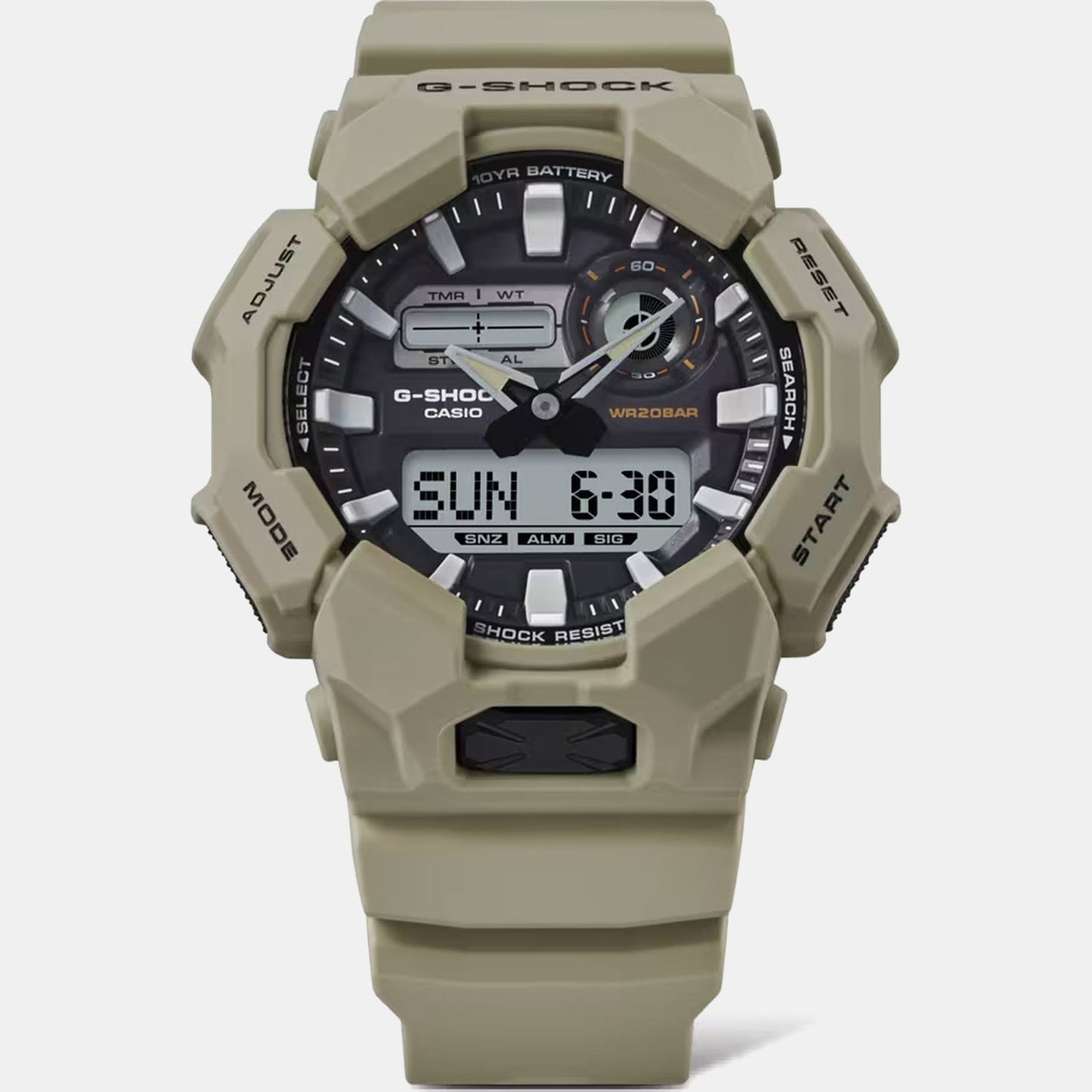 G-Shock Men Quartz Black Dial Analog-Digital Resin Watch G1603